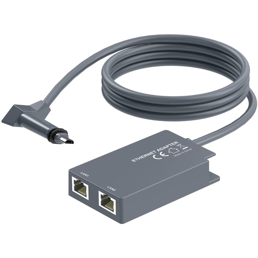 Starlink Gen 2 Ethernet Adapter Dual Port 1Gbps Wired Network External Adapter